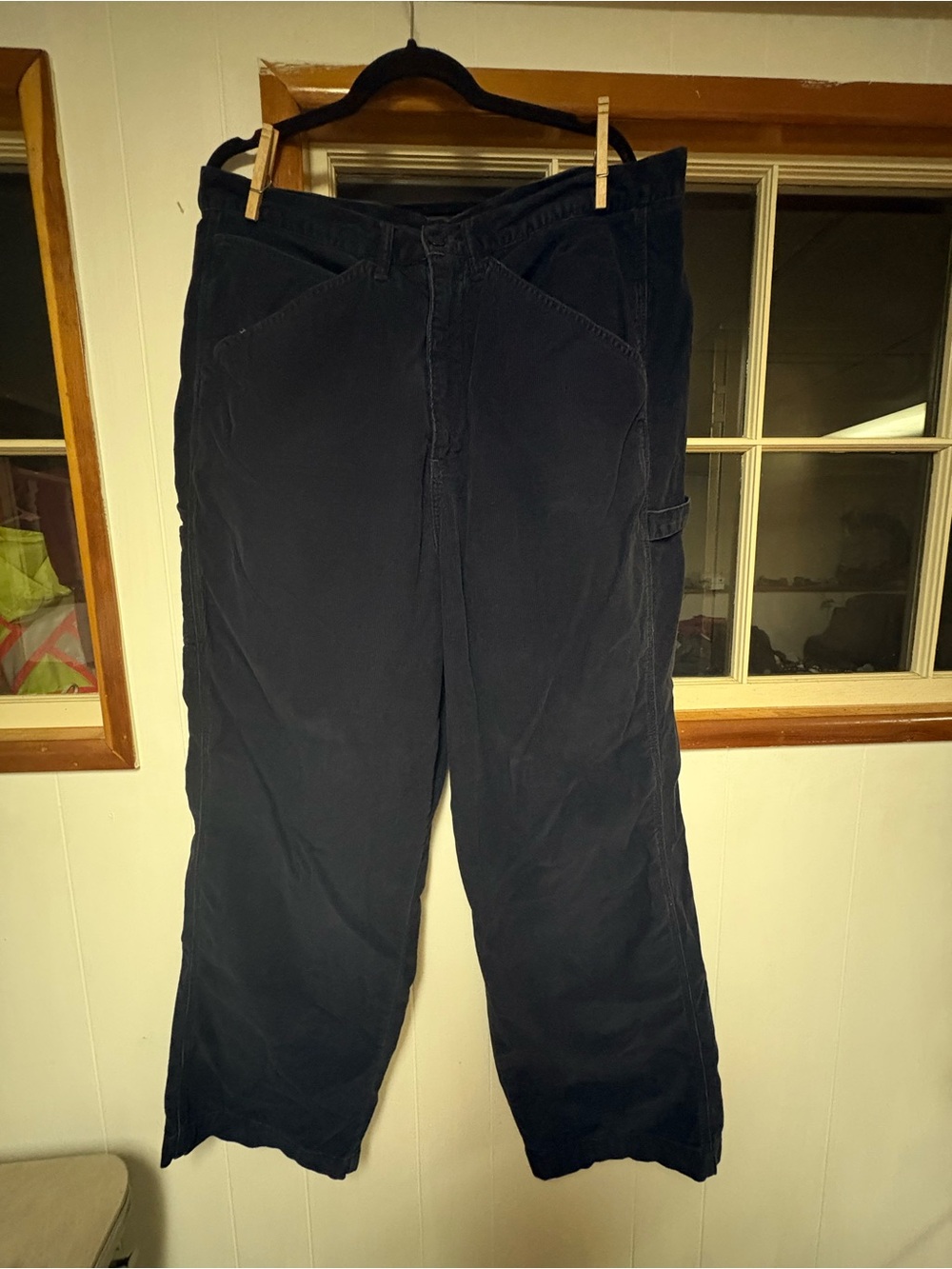 Venezia blue Wide Leg Pants with Utility Pocket